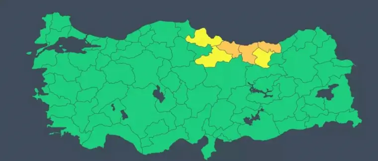 Meteoroloji'den Kritik Sarı ve Turuncu Kod Uyarısı! 3